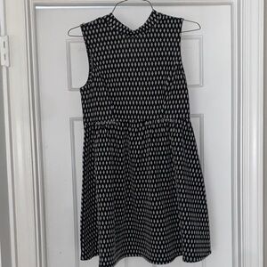 Xhilaration Black and White Geometric Mini Dress